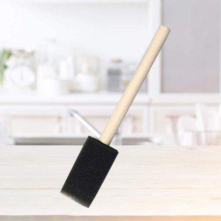 What is a sponge paint brush used for