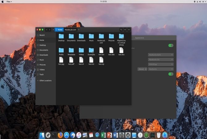 Mac Like Look For Ubuntu